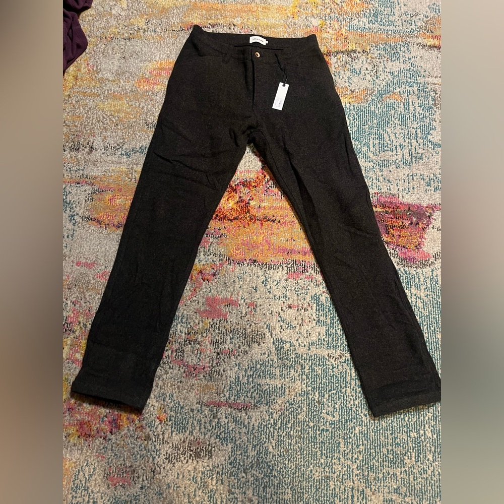 Taylor Stitch The Camp Pant in Dark Moss Wool Trousers size 32 NWT